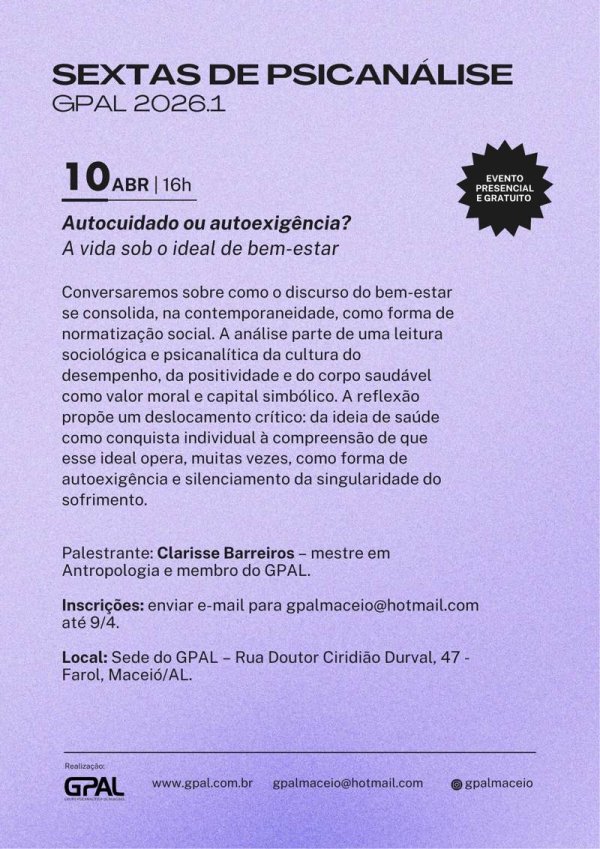 Autocuidado ou autoexigencia: a vida sob o ideal de bem-estar