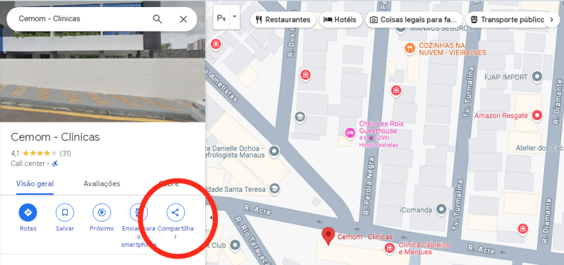 Como obter o mapa do Google