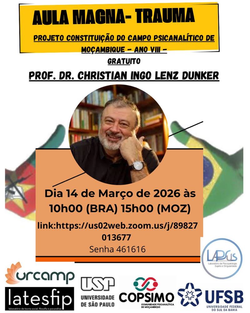Aula magna - Trauma, com Christian Dunker